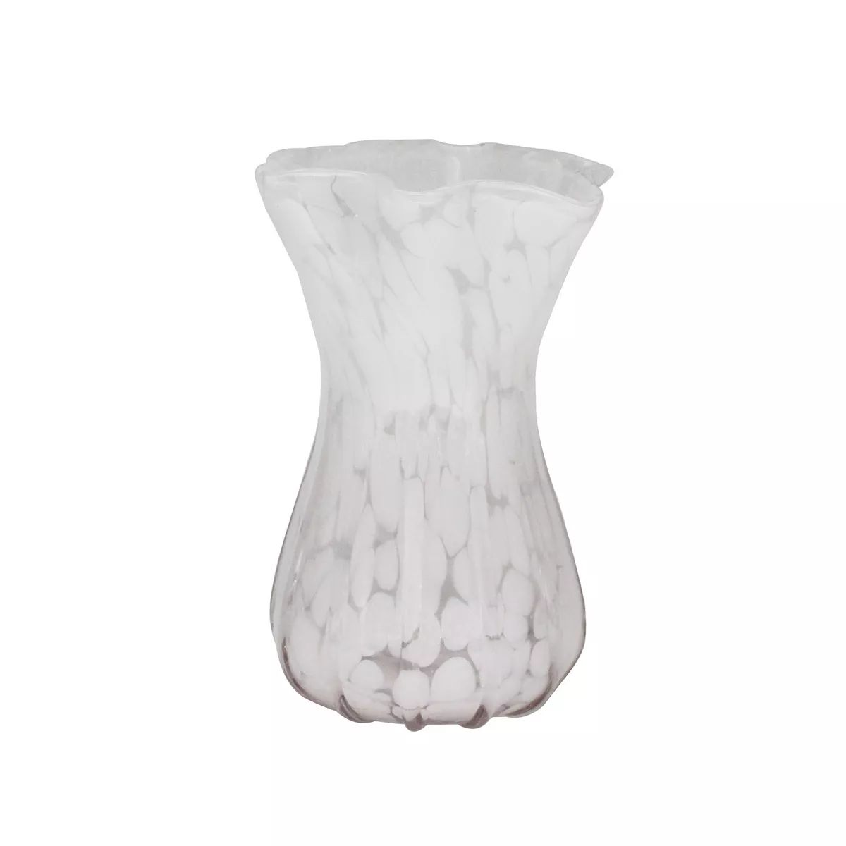 Sonoma Goods For Life® White Speckled Glass Vase | Kohl's