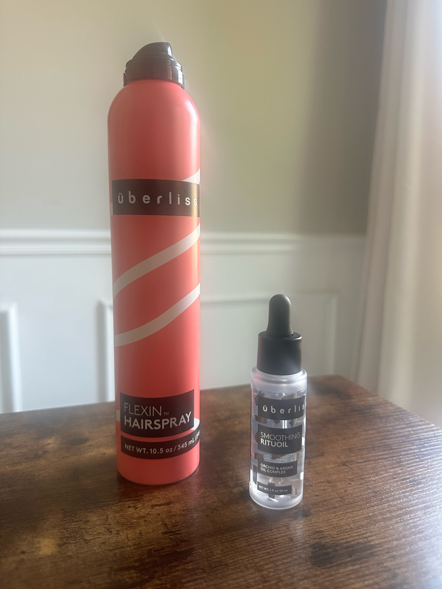 Summer hair essentials: Rituoil to lock in moisture and Flexin spray to fight the frizz!