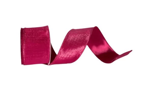 2.5 Luster Ribbon: Fuchsia 10 Yards | Etsy | Etsy (US)