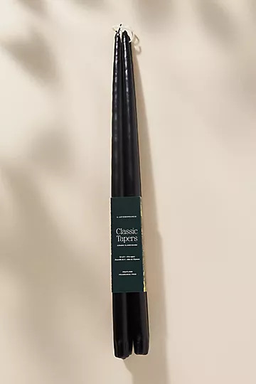 18" Classic Taper Candles, Set of 4 | Anthropologie (US)