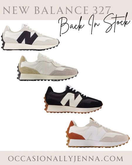 New Balance 327 sneakers are back in stock! 2 original colors and 2 new! Fits true to size. 

Sneakers, shoes, NB, 327 

#LTKStyleTip #LTKShoeCrush #LTKFindsUnder100