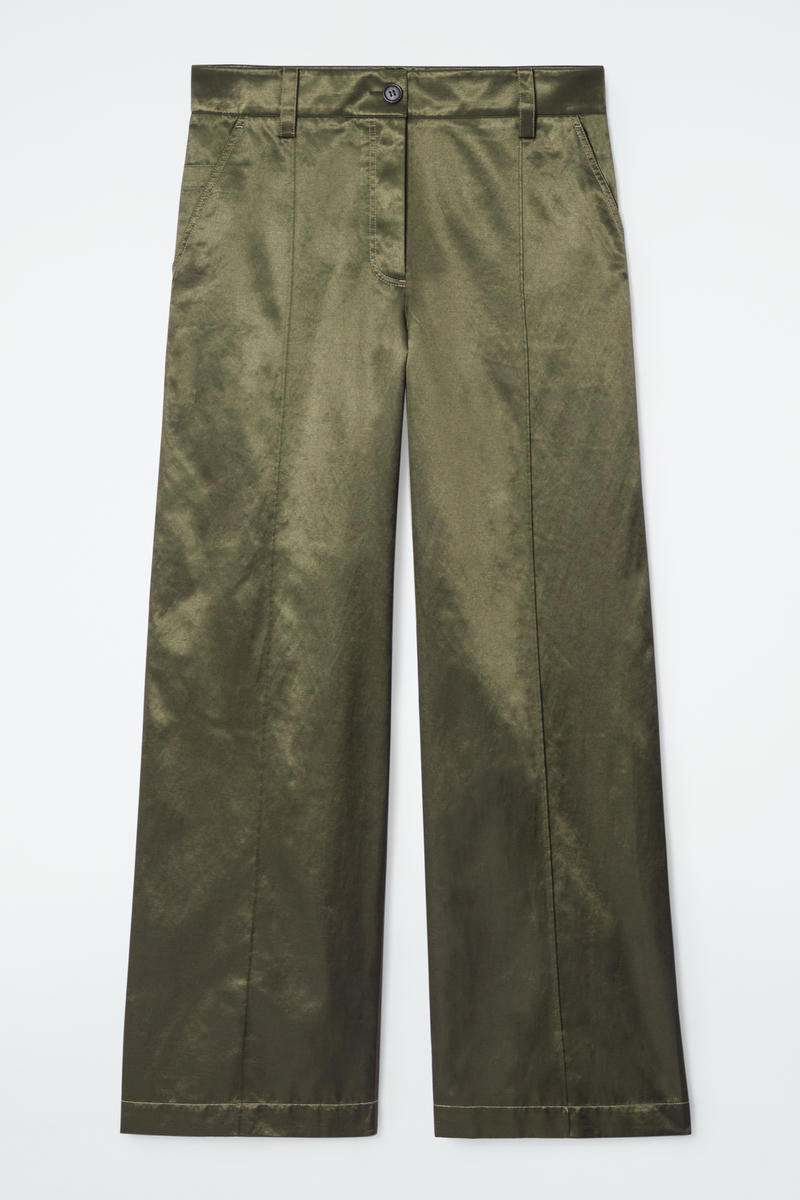 Pintucked Satin Utility Pants | COS (US)