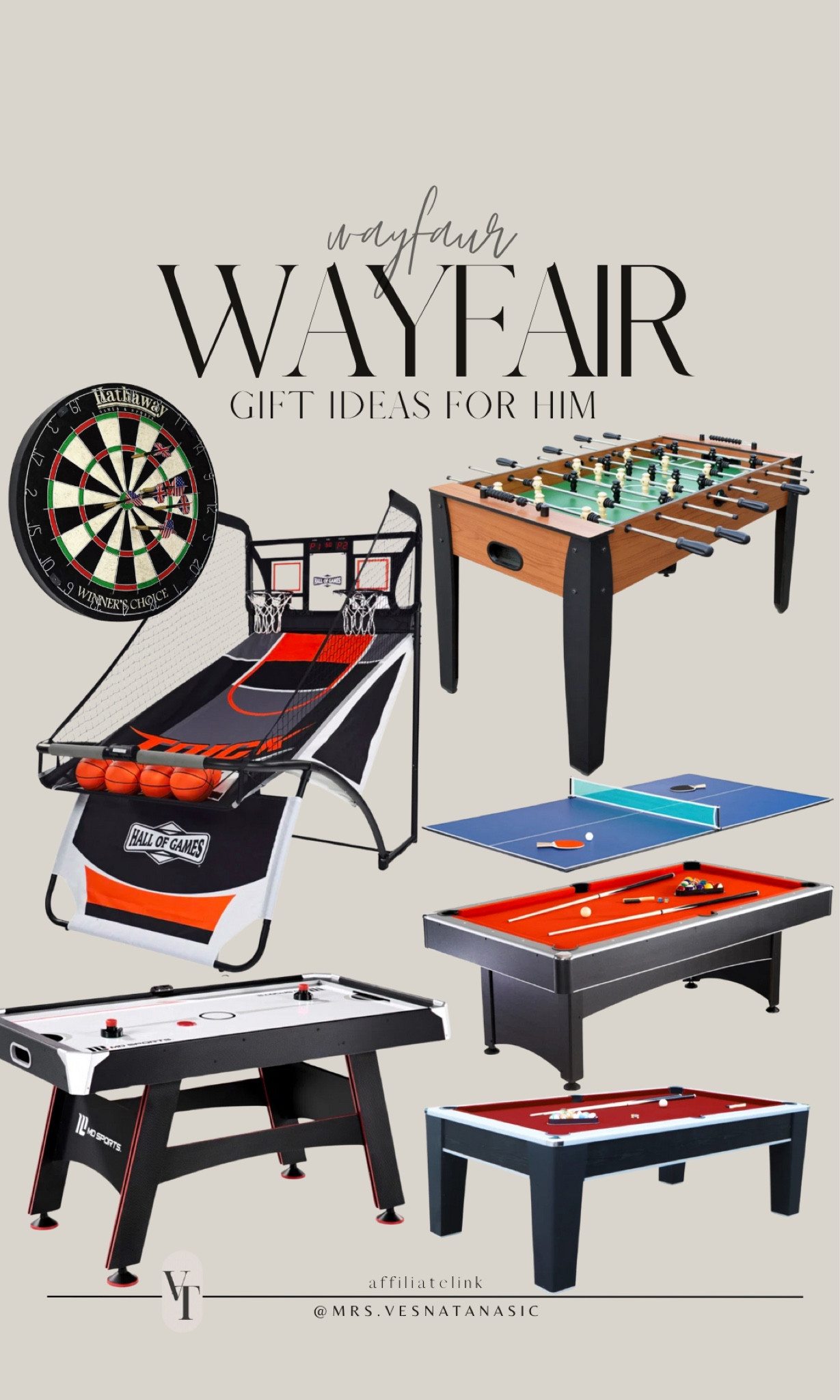 Gift ideas for him or for home from Wayfair! These are all on amazing deal now! I ordered the basketball set for our basement! @wayfair #wayfairfinds #wayfair #wayfairhome #giftideasforhim #giftsforhim #giftideas 

#LTKGiftGuide #LTKSaleAlert #LTKMens