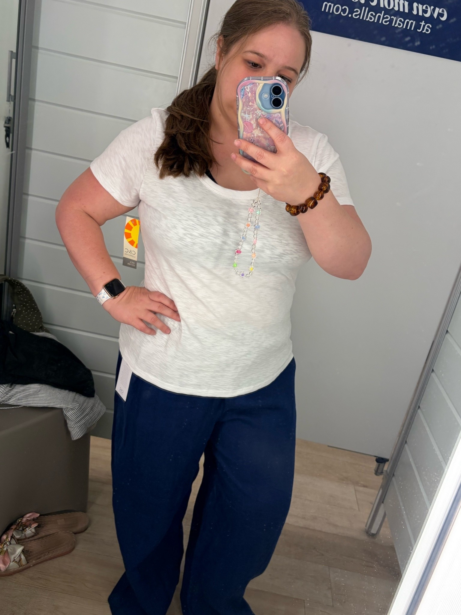Blue linen + a white tee = the easiest outfit win.

#LTKPetite #LTKMidsize