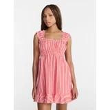 No Boundaries Empire Waist Dress with Cap Sleeves, Women's XXS-XXL | Walmart (US)