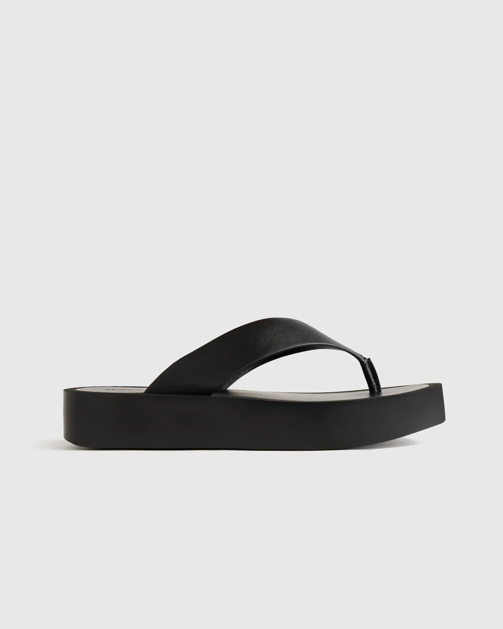 Italian Leather Thong Platform Sandal | Quince