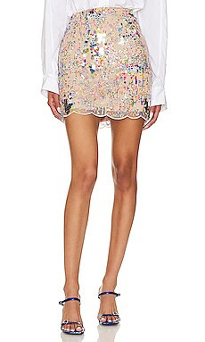 MILLY Kristina Sequins Skirt in Confetti from Revolve.com | Revolve Clothing (Global)