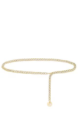 Everywhere Chain Belt in Gold | Revolve Clothing (Global)