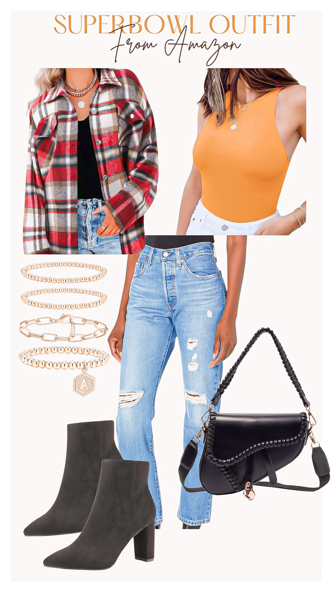 Super Bowl outfit or Spring look 💛

Amazon fashion, women’s fashion, Super Bowl outfit, spring fashion, winter outfit, red flannel, red shirt, yellow bodysuit, women’s bodysuit, black crossbody bag, black purse, black shoes, black heels, gold bracelet, gold jewelry

#LTKstyletip #LTKfindsunder50 #LTKMostLoved