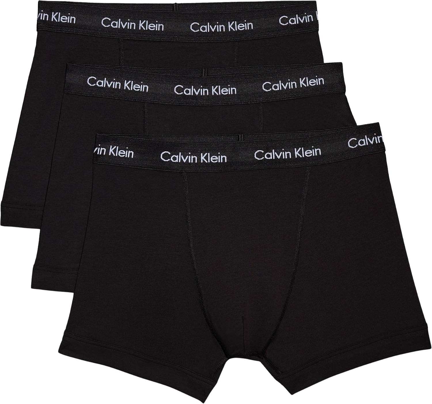 Calvin Klein Men’s 3 Pack Trunks with Logo Waistband | Amazon (UK)