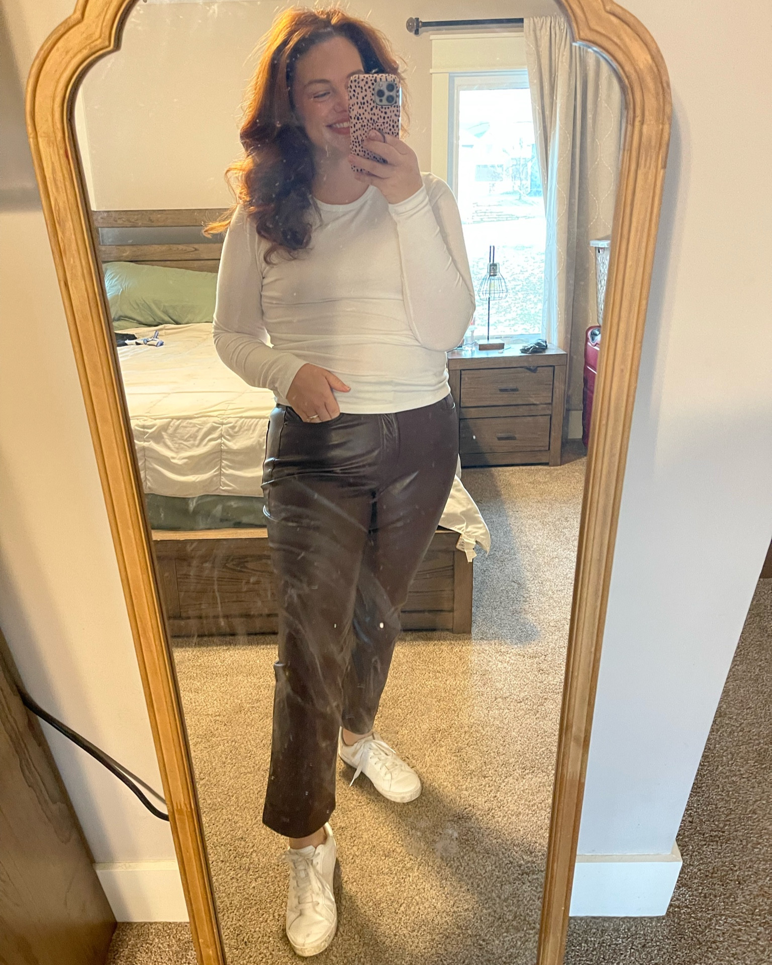 New Year’s Eve, leather pants, faux leather, casual style, sneakers

#LTKstyletip #LTKfindsunder50 #LTKmidsize