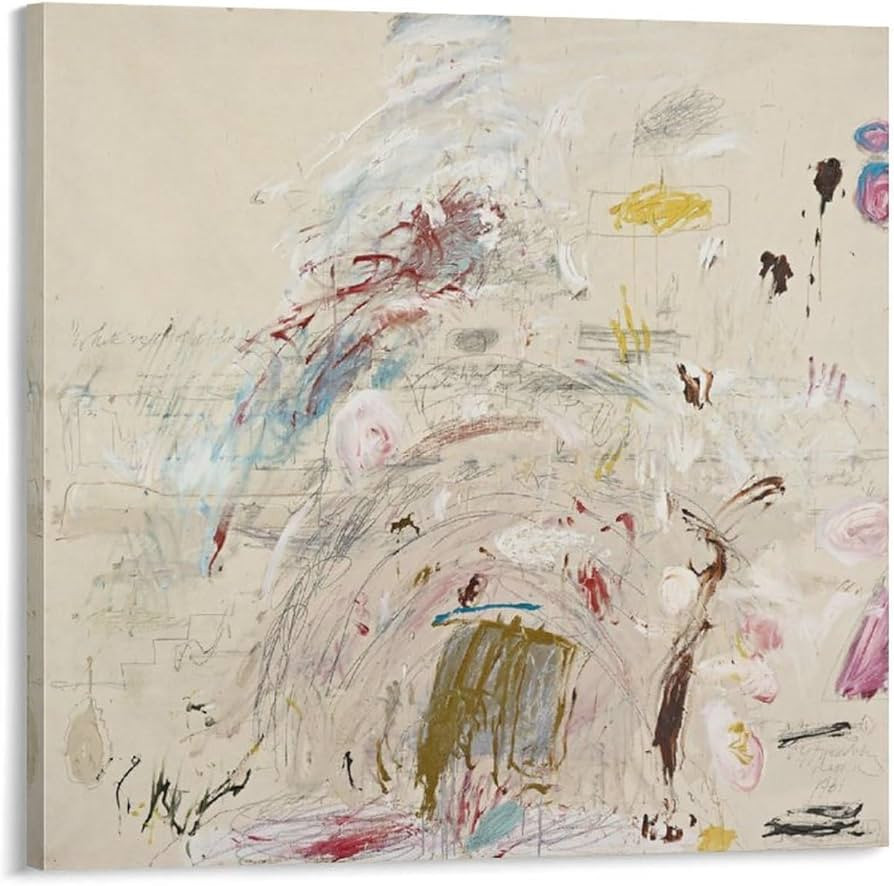 WANSHI Cy Twombly School of Athens Large Canvas Printing Famous Paintings Office Home Wall Art De... | Amazon (US)