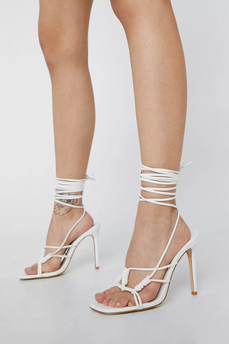 Detailed Tie Up Heels | Nasty Gal (US)