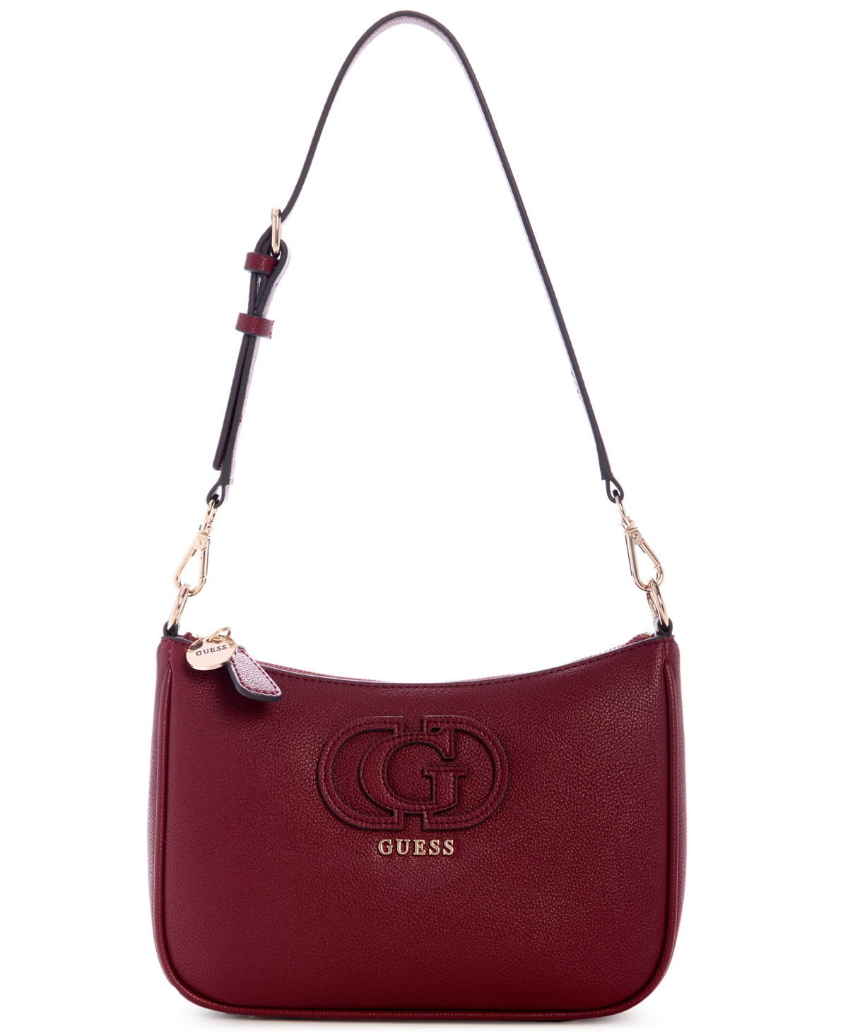 Guess Isola Small Shoulder Bag - Burgundy | Macy's