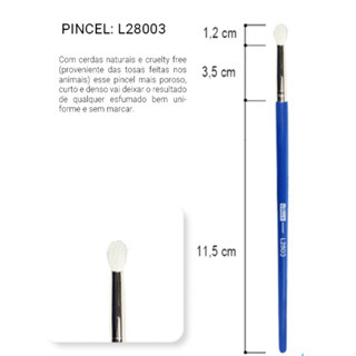 Pincel Maquiagem Lully Makeup - Cabo Azul - 19 Opções | Shopee (BR)