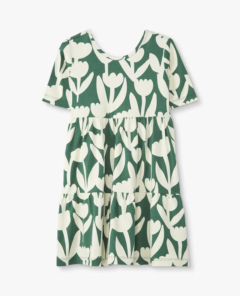 Tiered Skater Dress | Hanna Andersson