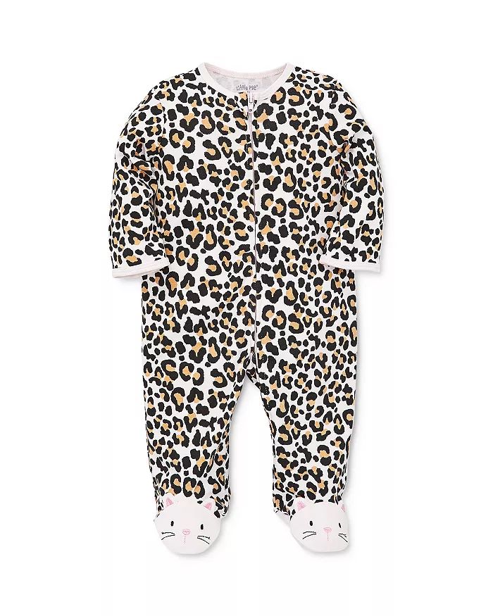 Girls' Leopard Print Footie - Baby | Bloomingdale's (US)