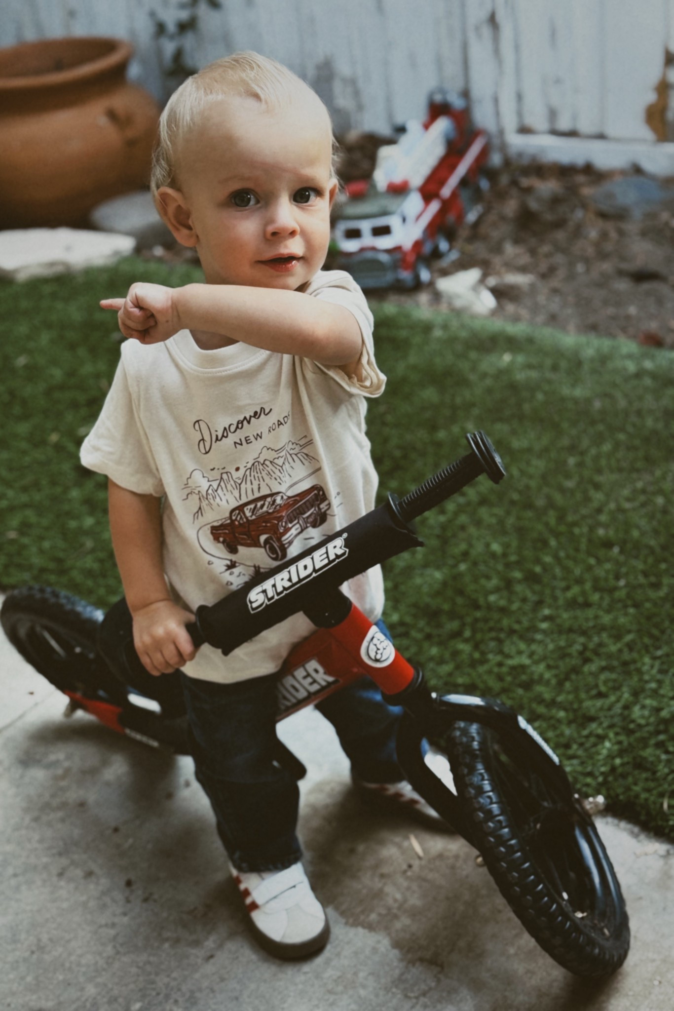 Outfit Details:
$5 Target Graphic Tee (2T) – Cat & Jack
Jeans – Cat & Jack, 18 months
Toddler Adidas-( size walker 5) –Nordstrom Rack
🚲 Strider Balance Bike – Amazon 

Toddler style doesn’t have to break the bank — mix affordable finds with quality staples and you’re good to go 

#LTKBaby #LTKKids #LTKFamily