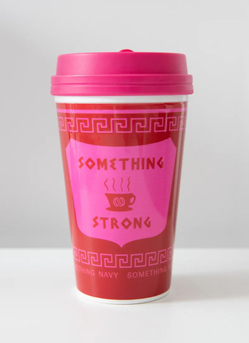 Something Strong Pink Mug | Something Navy