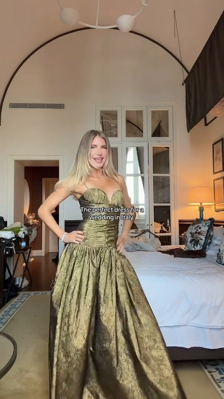 The perfect  guest dress for a wedding in Italy

#LTKStyleTip #LTKSeasonal