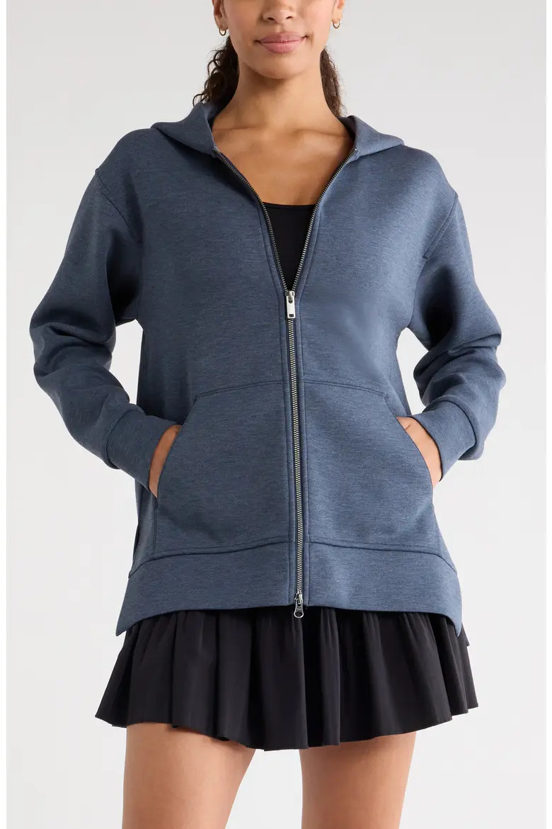 Zella Ultra Luxe Volume Zip Hoodie (Women) | Nordstrom | Nordstrom