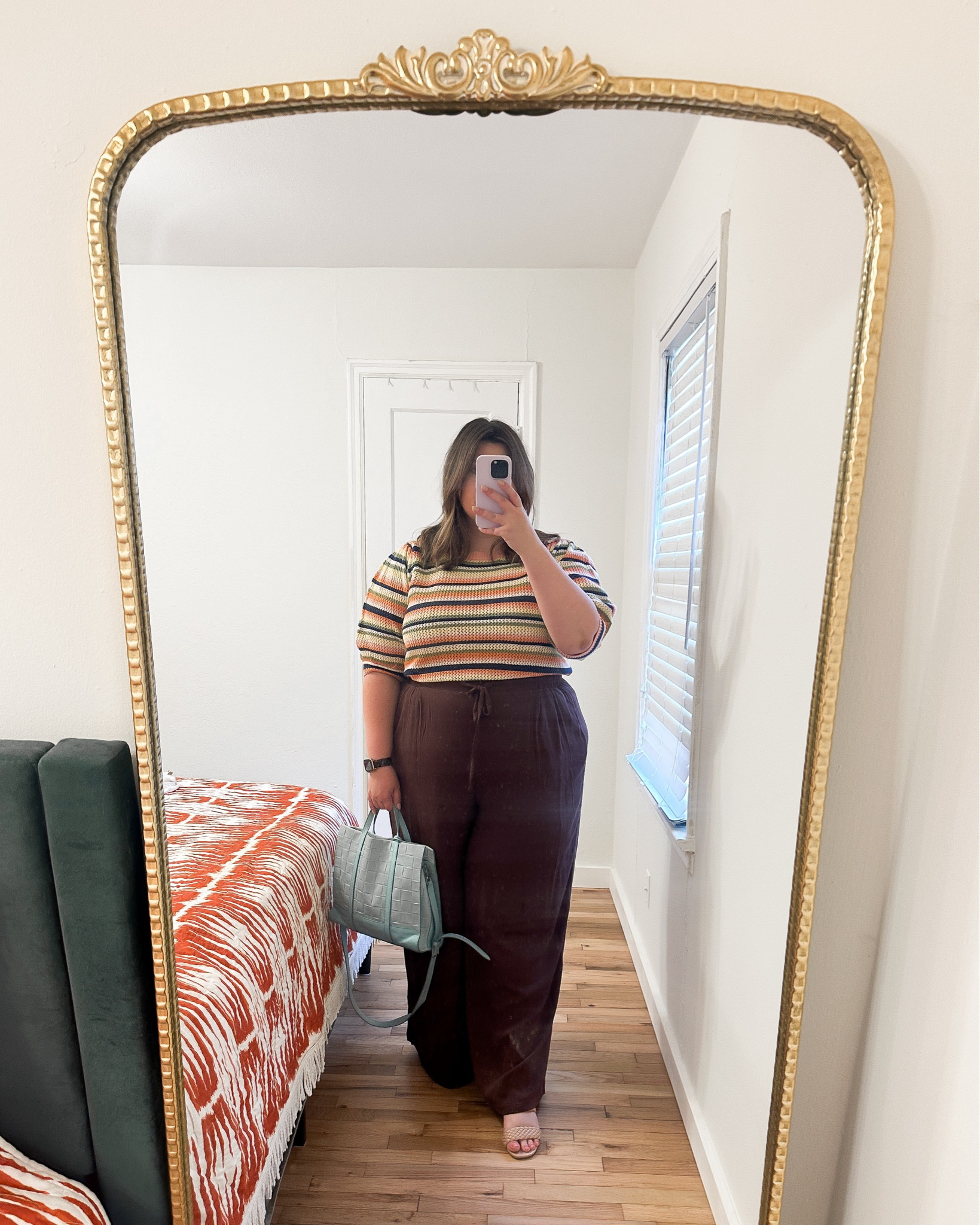 Summer outfits can still be covering the body while keeping you cool! This top is mesh and the pants are super light weight! 

#LTKPlusSize #LTKStyleTip