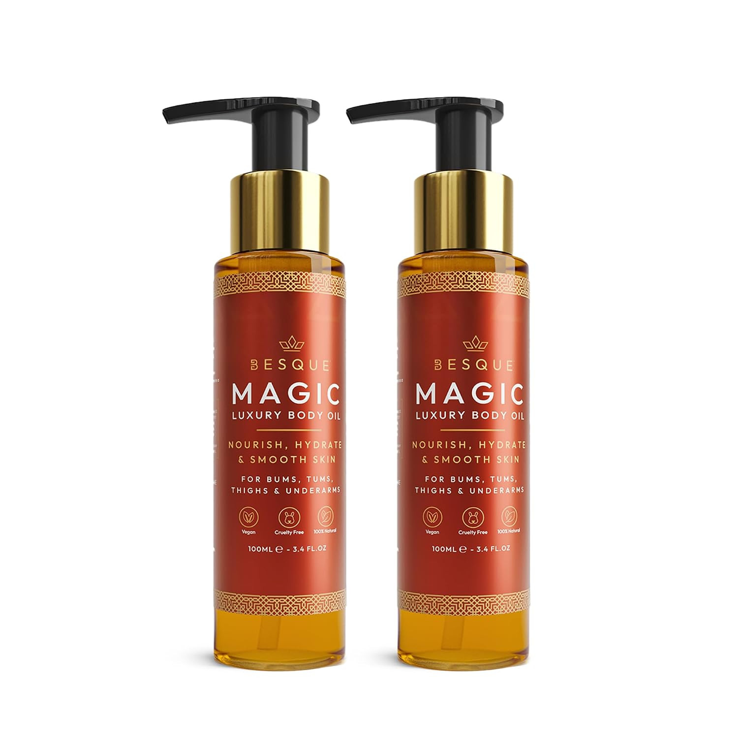 Besque Original Magic Body Oil - Hydrating Body Oils for Women - 3.4 FL OZ | Amazon (US)