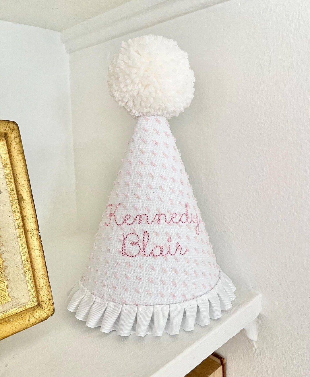 Embroidered Name Birthday Hat - Etsy | Etsy (US)
