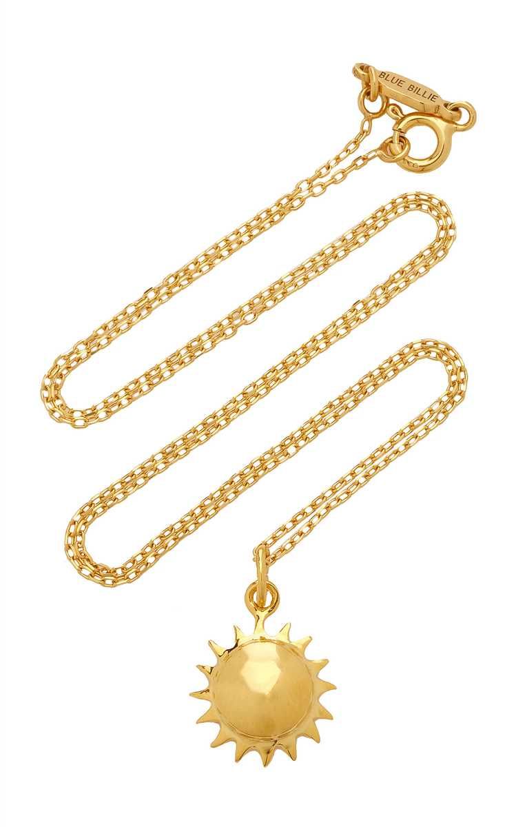 Exclusive Mini Sun 14K Gold-Plated Necklace | Moda Operandi (Global)