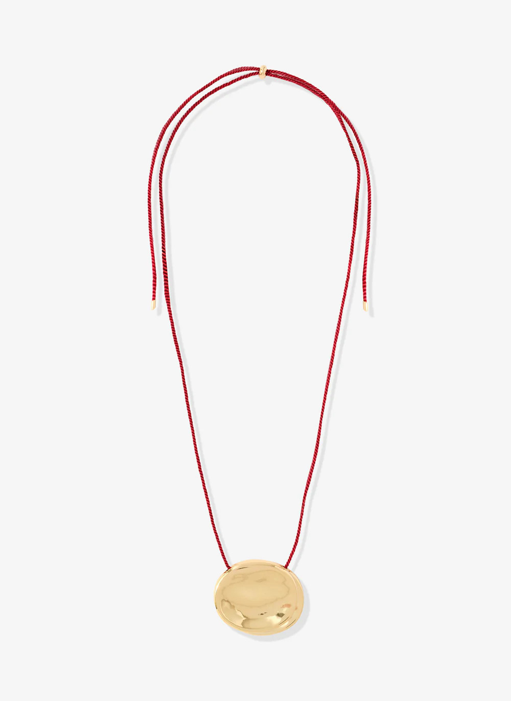 Gold Tone Pendant Rope Necklace | Mint Velvet
