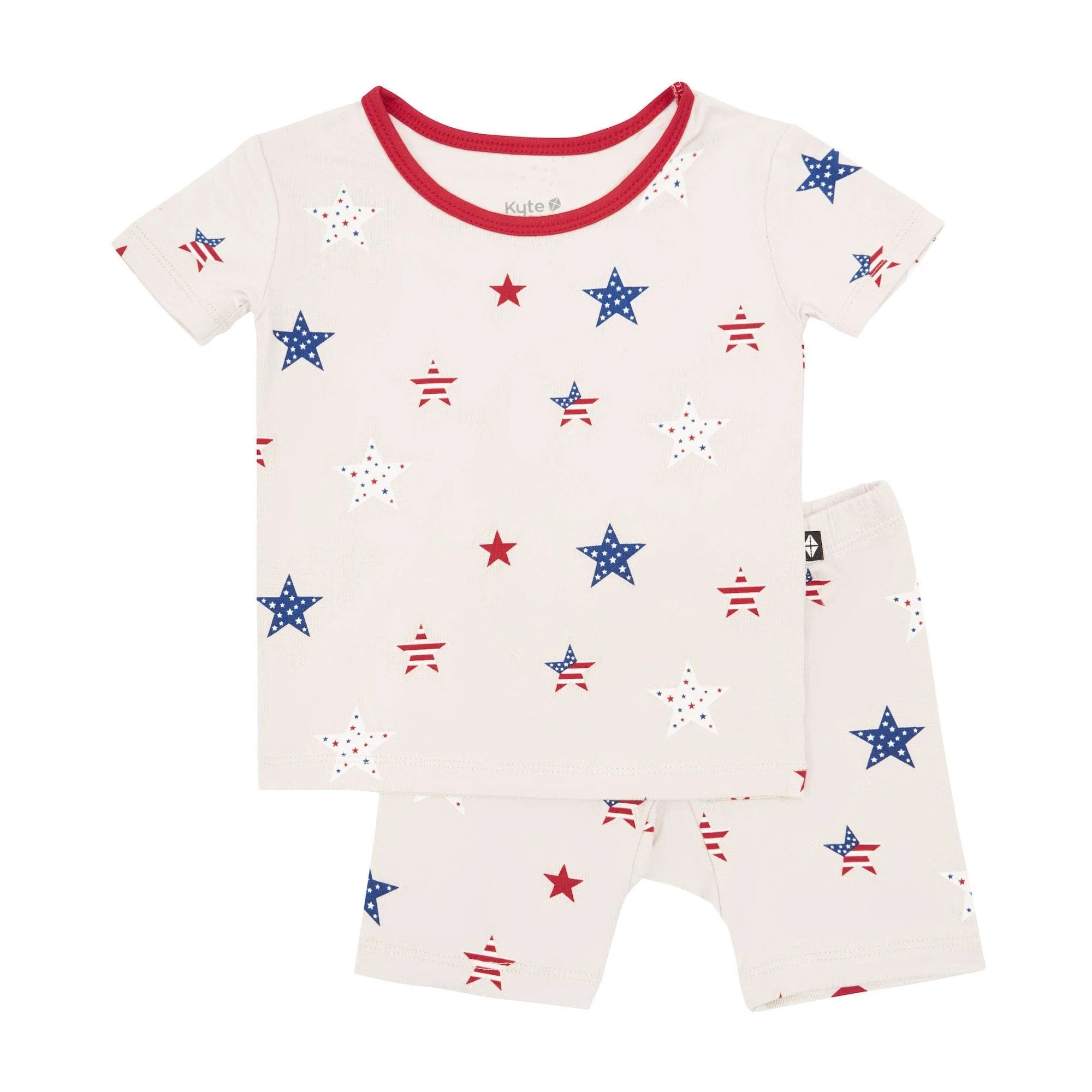 Short Sleeve Pajamas in Liberty | Kyte BABY