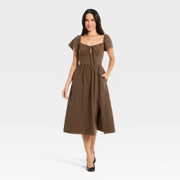 Women's Pullover Midi A-Line Dress - Universal Thread™ | Target