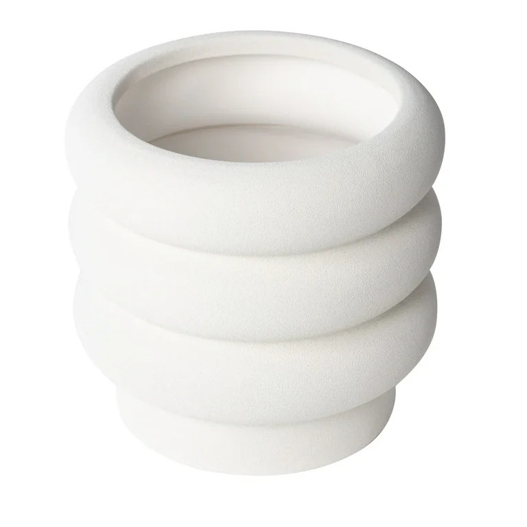 Better Homes & Gardens Maceta de Cerámica Burbuja Chinooke de 6", Blanca | Walmart (US)