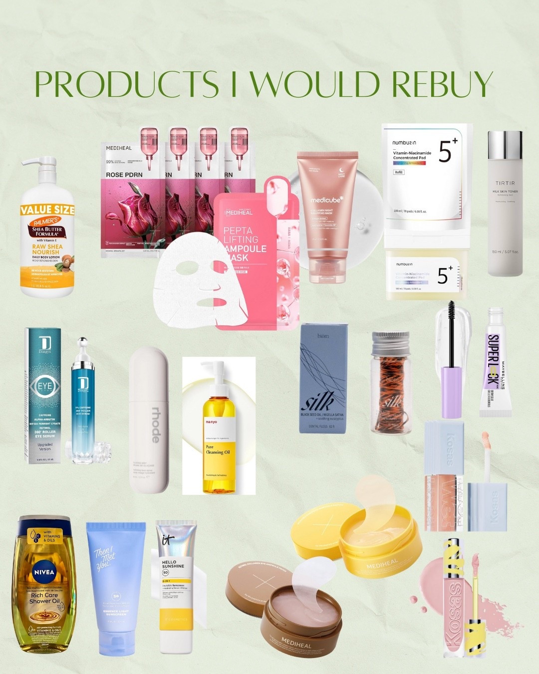 Products I would rebuy & have 

#LTKFindsUnder50 #LTKBeauty