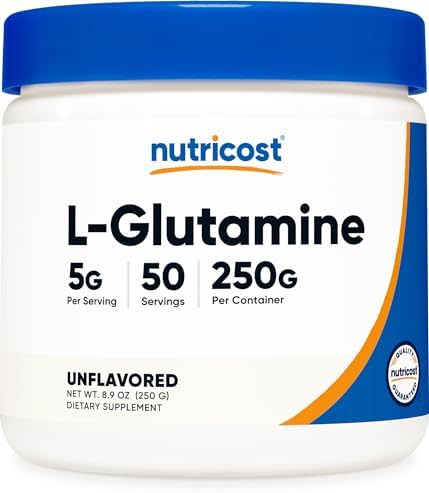 Nutricost L-Glutamine Powder 250 Grams | Amazon (US)