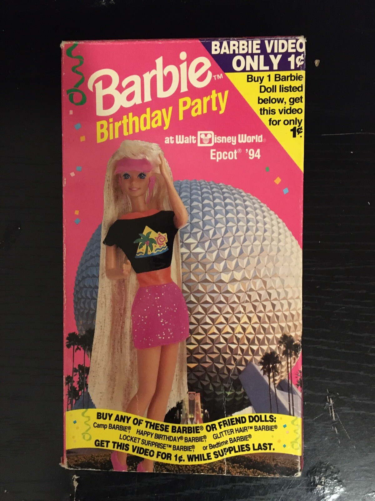 VHS Barbie Birthday Party at Walt Disney World Epcot '94 Tested Promo 74299117961 | eBay | eBay US