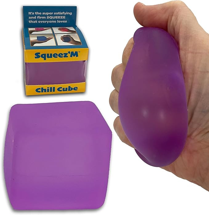 Premium Squeez'M Chill Cube for Office Desk – Fidget Focus Toy for Adults & Professionals – Q... | Amazon (US)