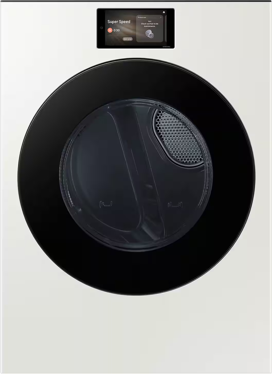 Samsung - 7.6 cu. ft. Bespoke AI Ultra Capacity Front Load Gas Dryer with AI Home - Ivory | Best Buy U.S.