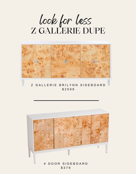 ZGallerie dupe! 4 door sideboard for under $400!


#LTKsalealert #LTKhome