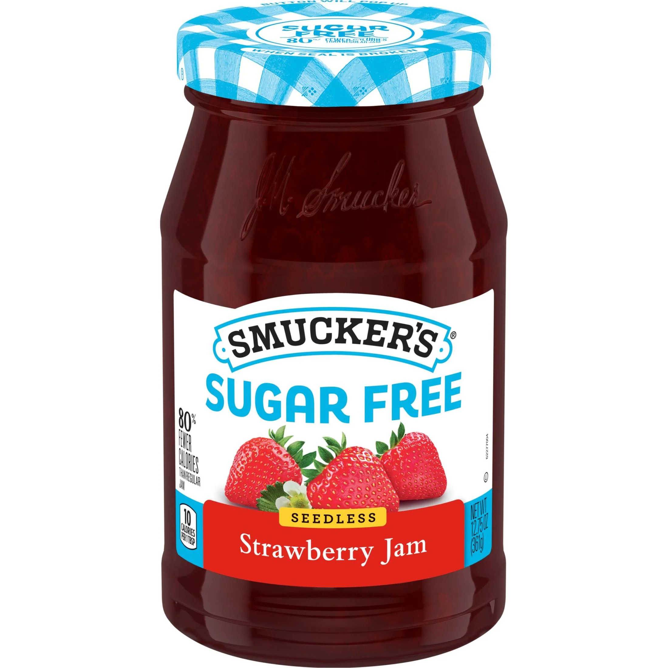 Smucker's Sugar Free Seedless Strawberry Jam, 12.75 oz | Walmart (US)