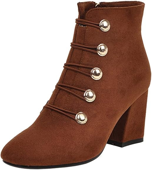 Lydee Mujer Moda Boots Ankle High | Amazon (ES)