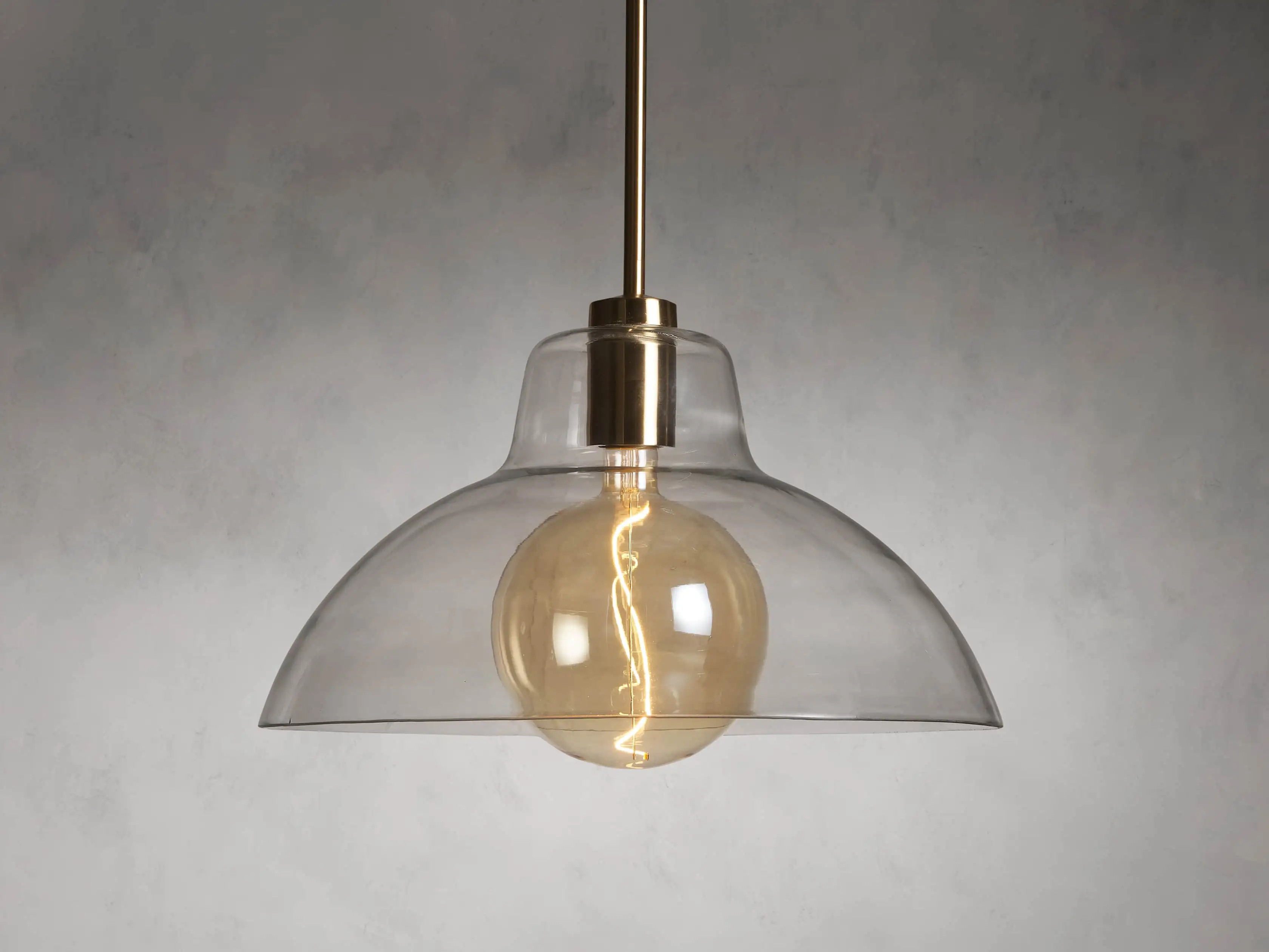 Bauer Dome Pendant with Bulb | Arhaus