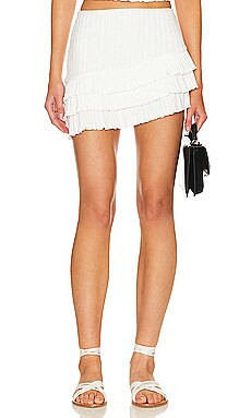 MAJORELLE Isadora Skirt in White from Revolve.com | Revolve Clothing (Global)