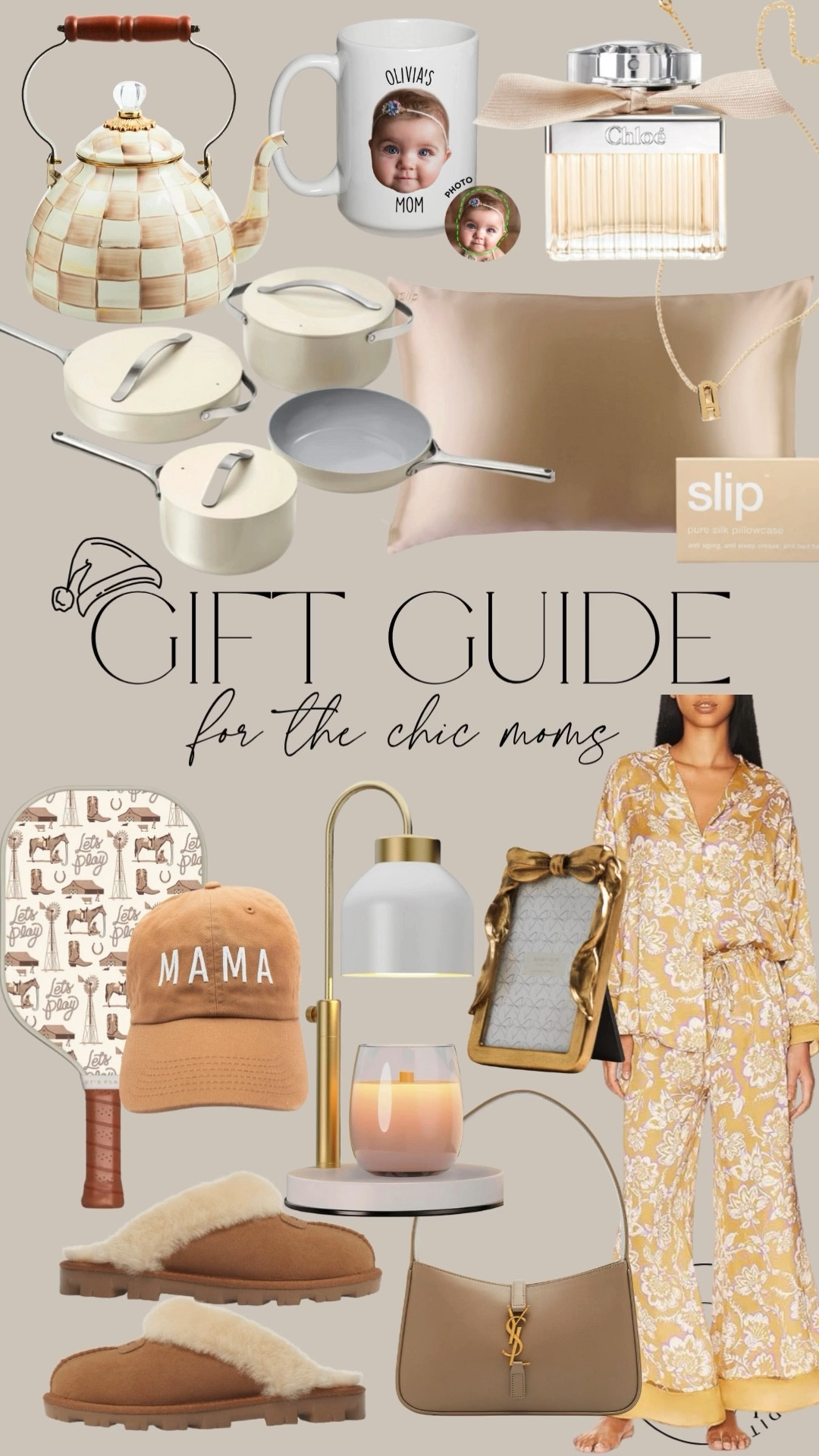 Gift guide for the chic mamas on your list! These gifts are great for new moms/expecting mamas and all the lovely ladies in your life.

Use code CHICTOME for 10% off st Type League Press for the custom mug! 



#LTKHoliday #LTKGiftGuide