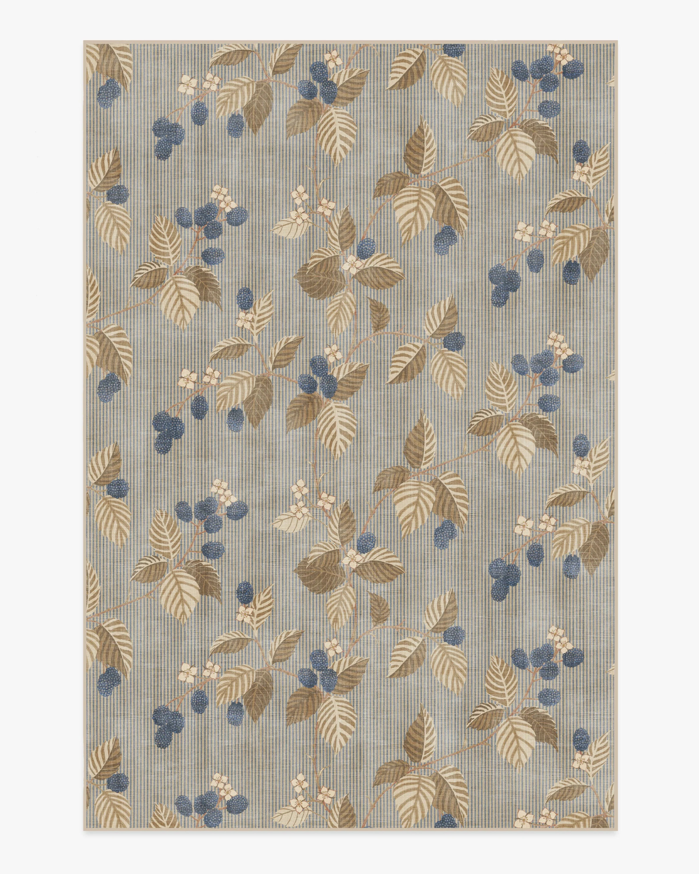 Sanderson Rubus Azure & Fawn Tufted Rug | Ruggable | Ruggable