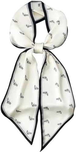 Head Scarf Hair Neck Scarves For Women Purse Bag Scarfs For Handbags Silky Long Thin Satin Headsc... | Amazon (US)