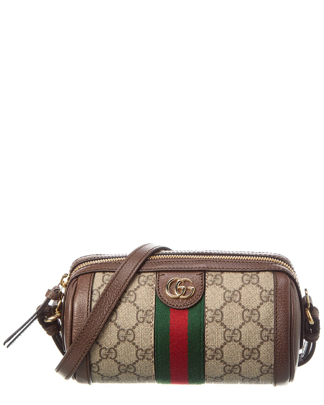 Ophidia Mini GG Supreme Canvas & Leather Shoulder Bag | Gilt & Gilt City