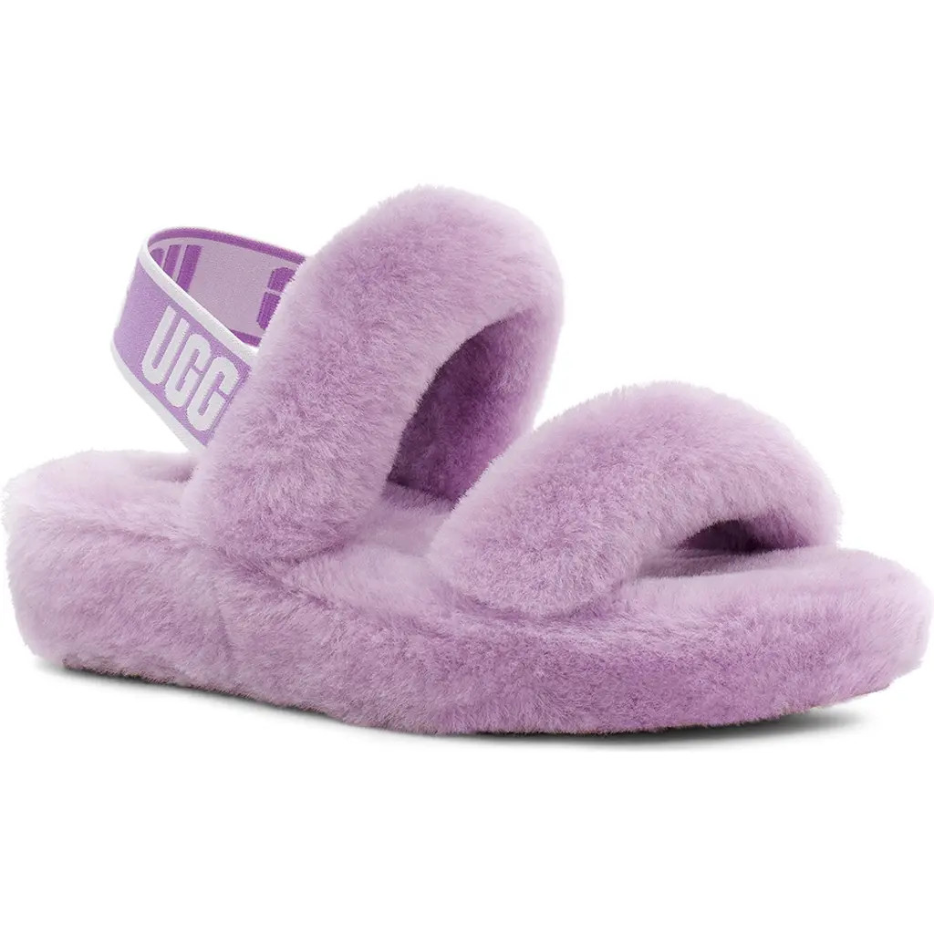 UGG® Oh Yeah Slingback Slipper in Lilac Bloom at Nordstrom Rack, Size 9 | Nordstrom Rack