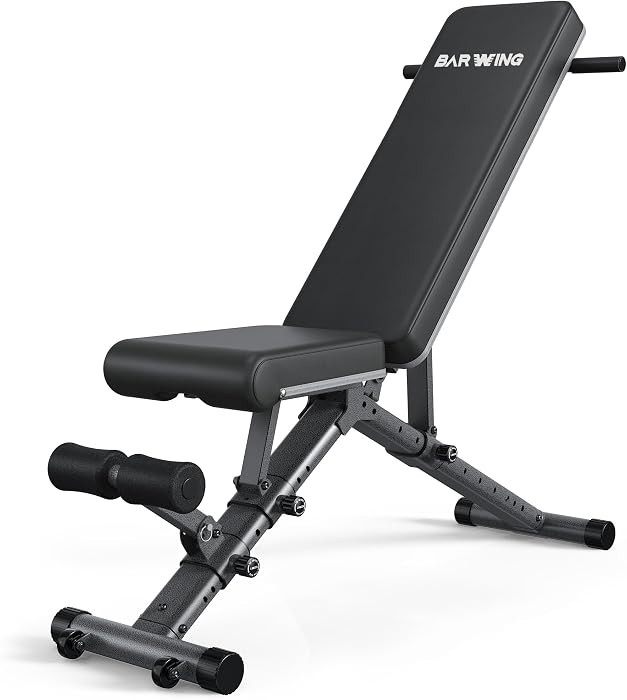BARWING Adjustable Weight Bench Workout Bench, 1000/1300 LBS Heavy Duty Incline Decline Bench for... | Amazon (US)