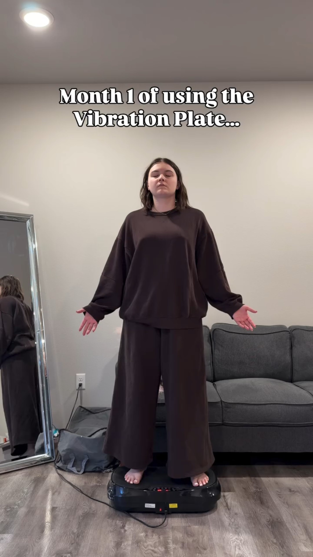 1 month into my vibration plate journey…

- I am down 3 pounds!!
- I have moved up to a level 3 vibration
- My stomach has become more regular
- Manifesting while on there has been a game changer 
- My nervous system calms down immediately after

#vibrationplate #vibrationplatetherapy #wellnessjourney #wellnessupdate #skinnylegends

#LTKActive #LTKselfcare #LTKfitnessgoals